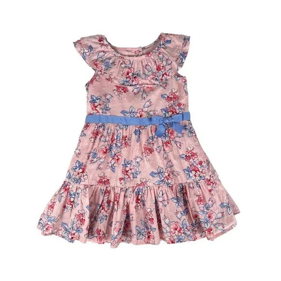Janie & Jack Pink Floral Dress Size 2T - Picture 2 of 8